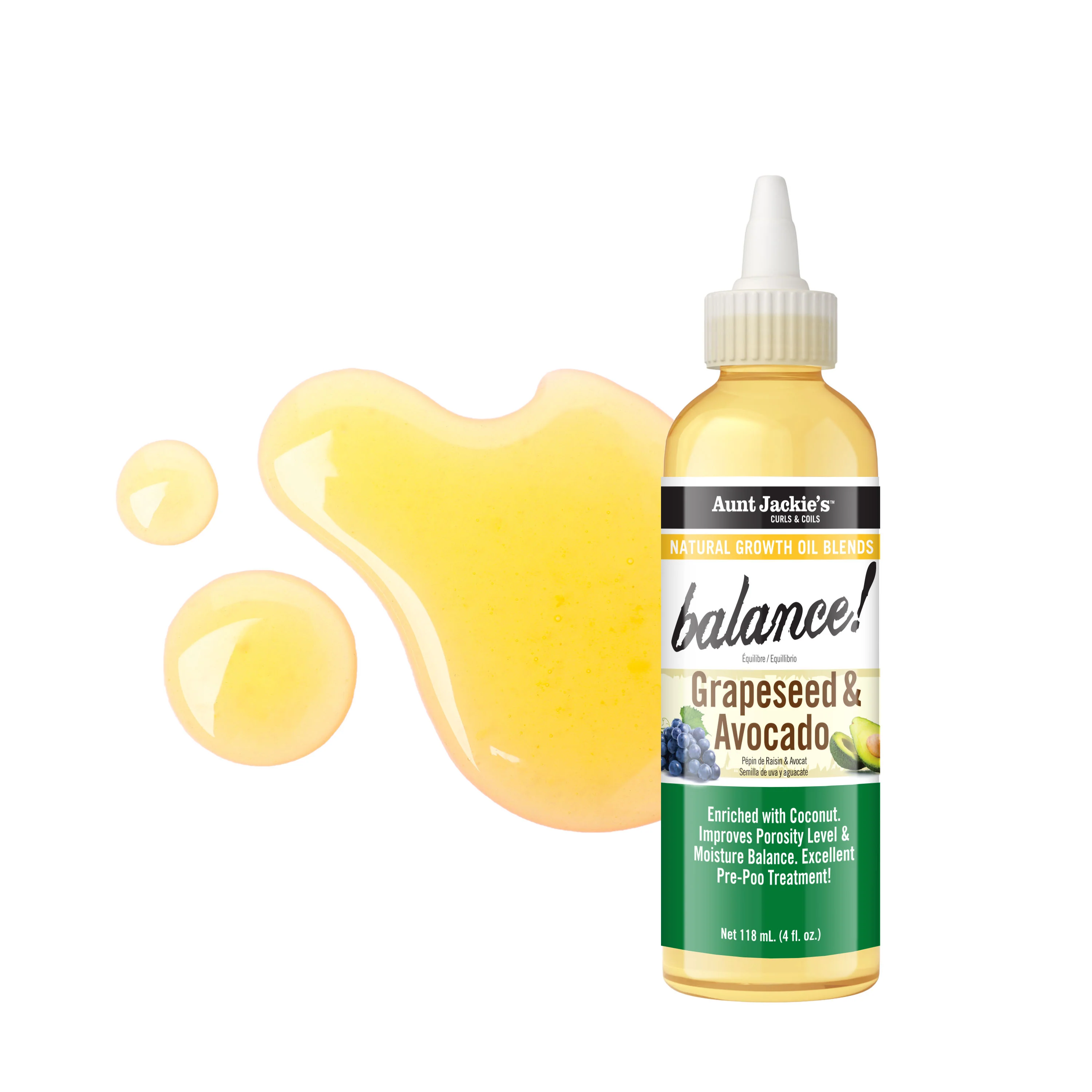Balance!  - Grapeseed & Avocado Natural Growth Oil Blend - Image 4