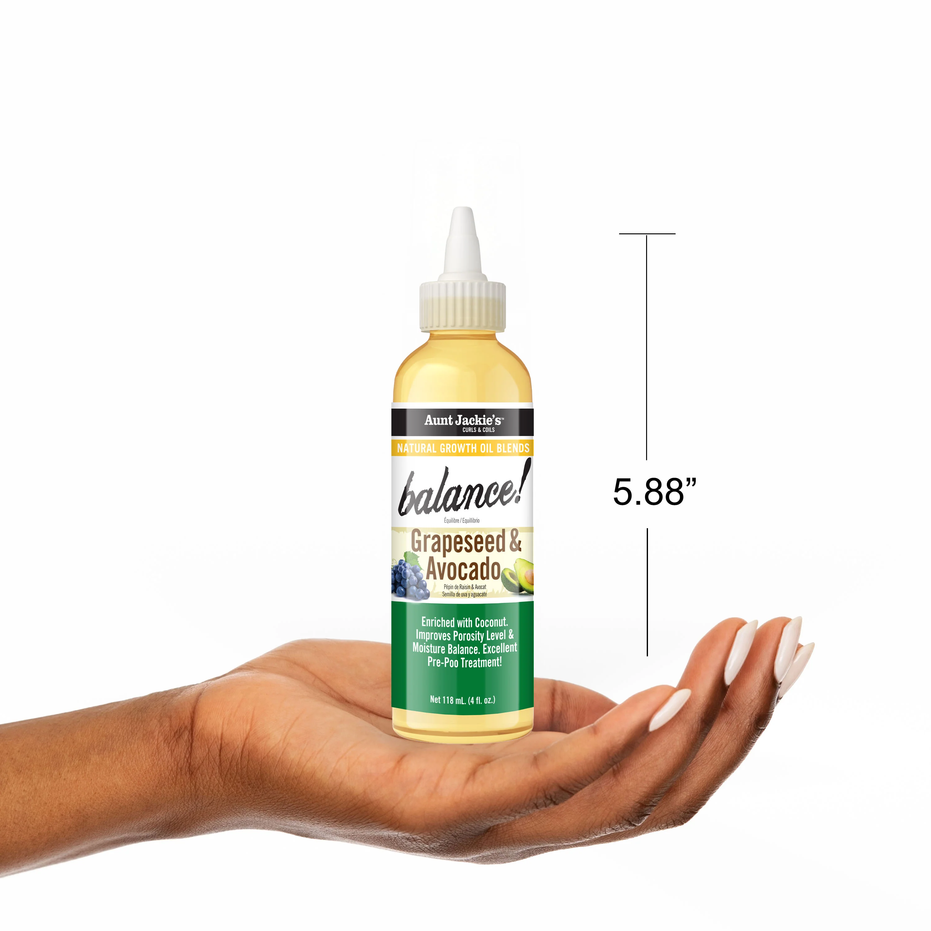 Balance!  - Grapeseed & Avocado Natural Growth Oil Blend - Image 5