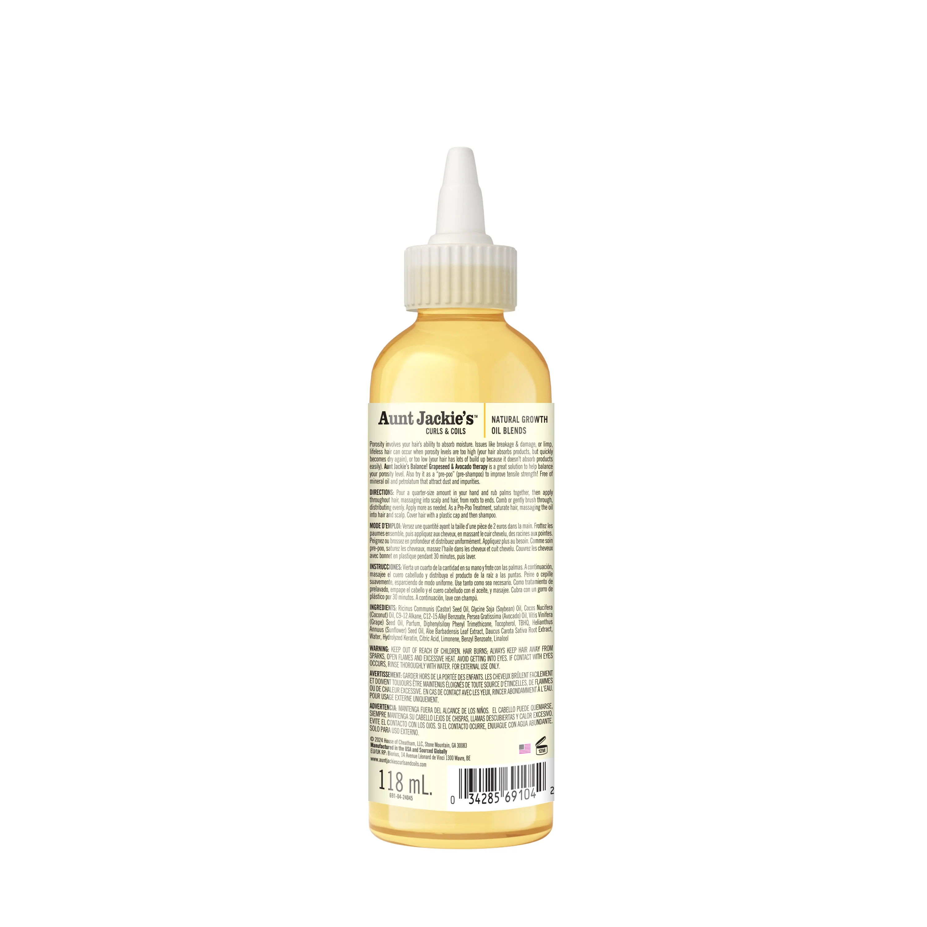 Balance!  - Grapeseed & Avocado Natural Growth Oil Blend - Image 6
