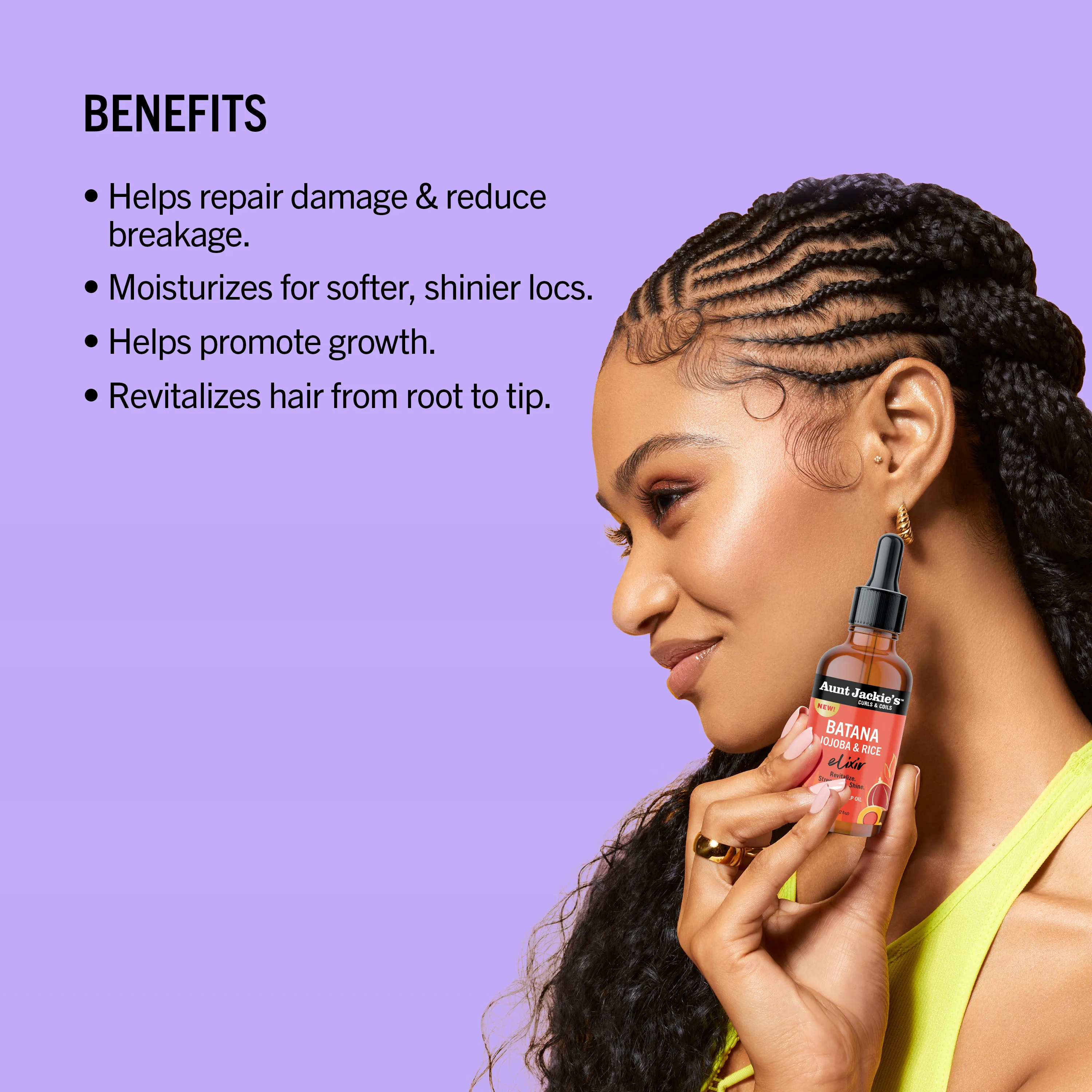 Batana, Jojoba & Rice Elixir Hair and Scalp Oil - Image 3