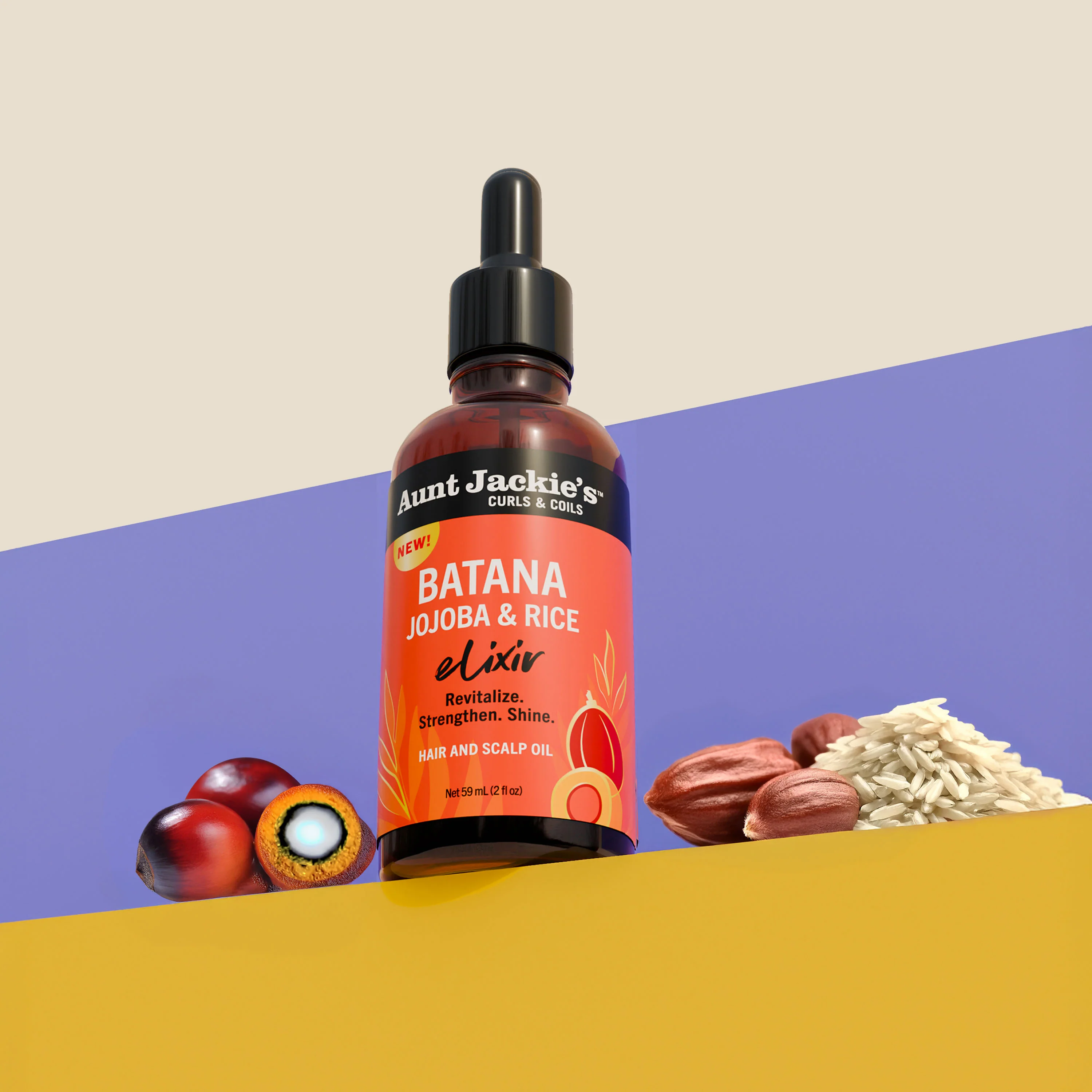 Batana, Jojoba & Rice Elixir Hair and Scalp Oil - Image 7