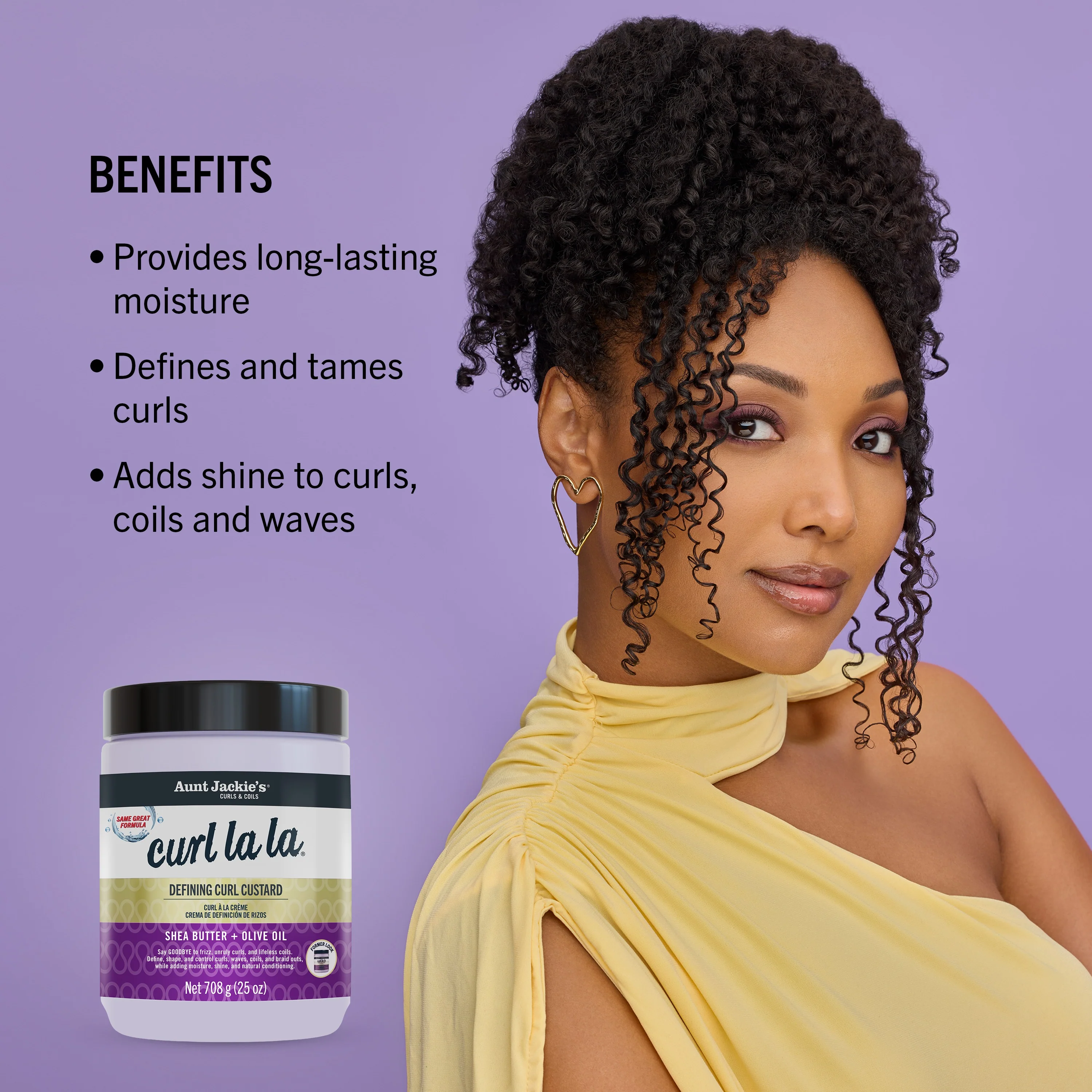 Curl La La Defining Curl Custard - Value Size 25 oz - Image 3
