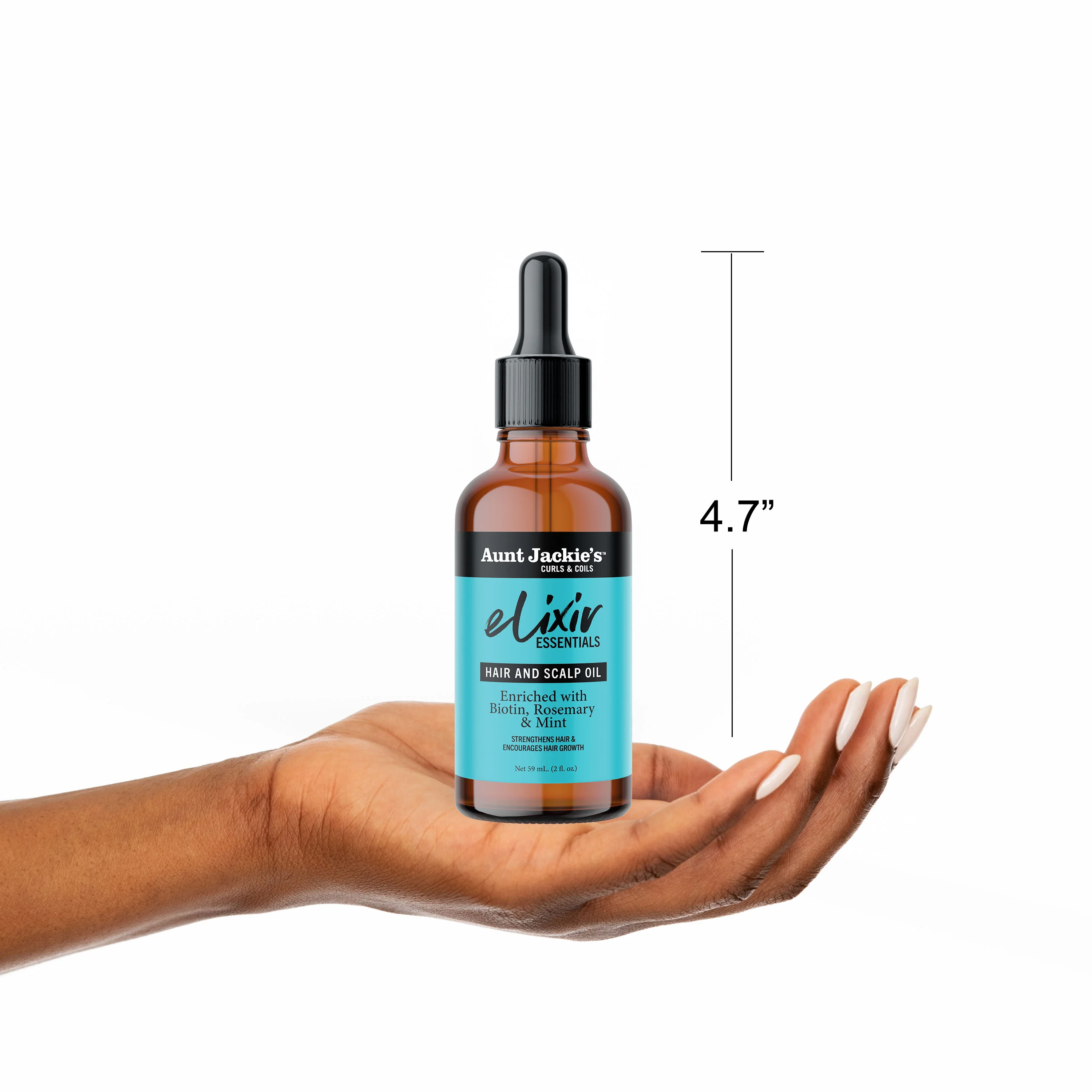 Biotin, Rosemary & Mint Elixir Hair & Scalp Oil - Image 6