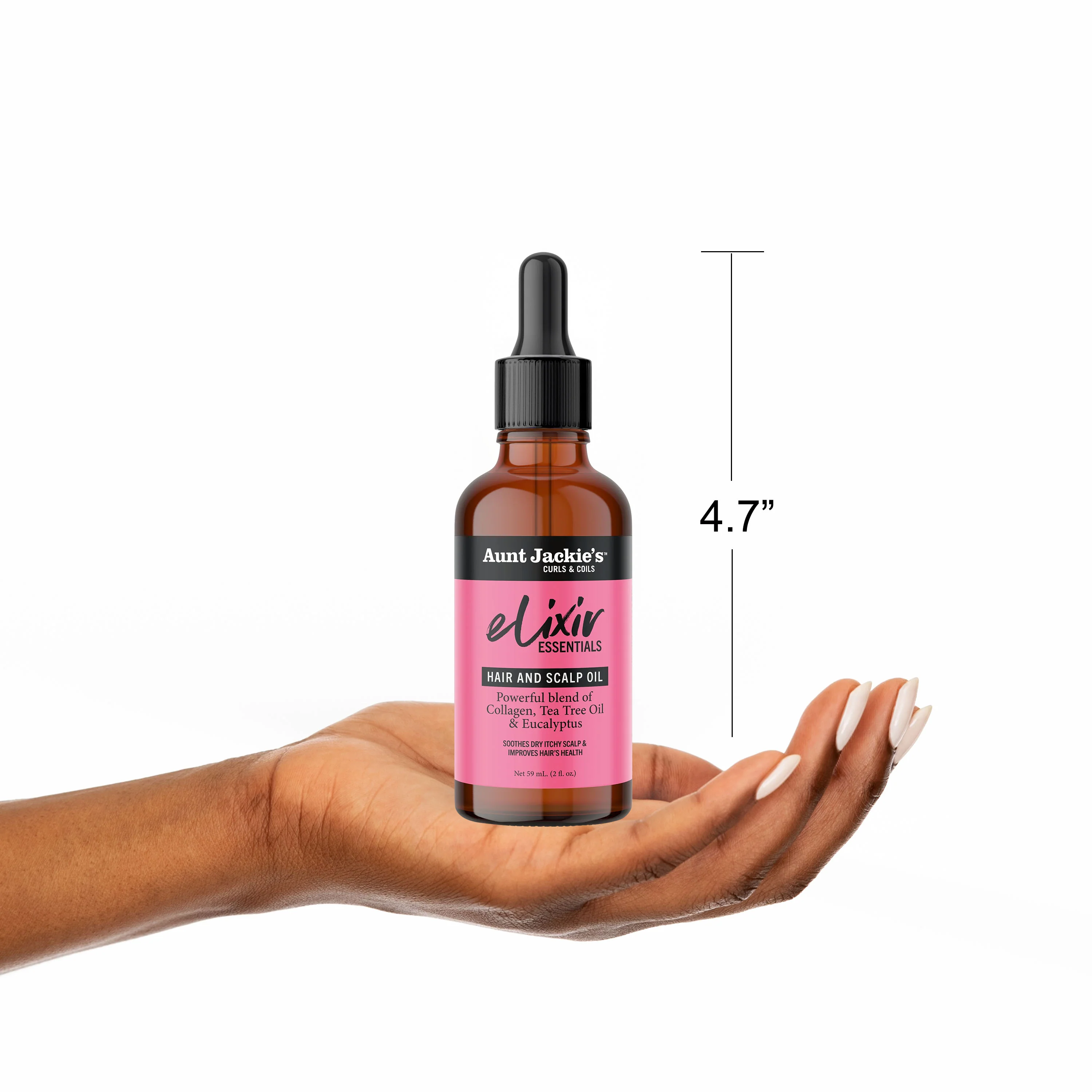 Collagen, Tea Tree Oil & Eucalyptus Elixir Hair & Scalp Oil - Image 6