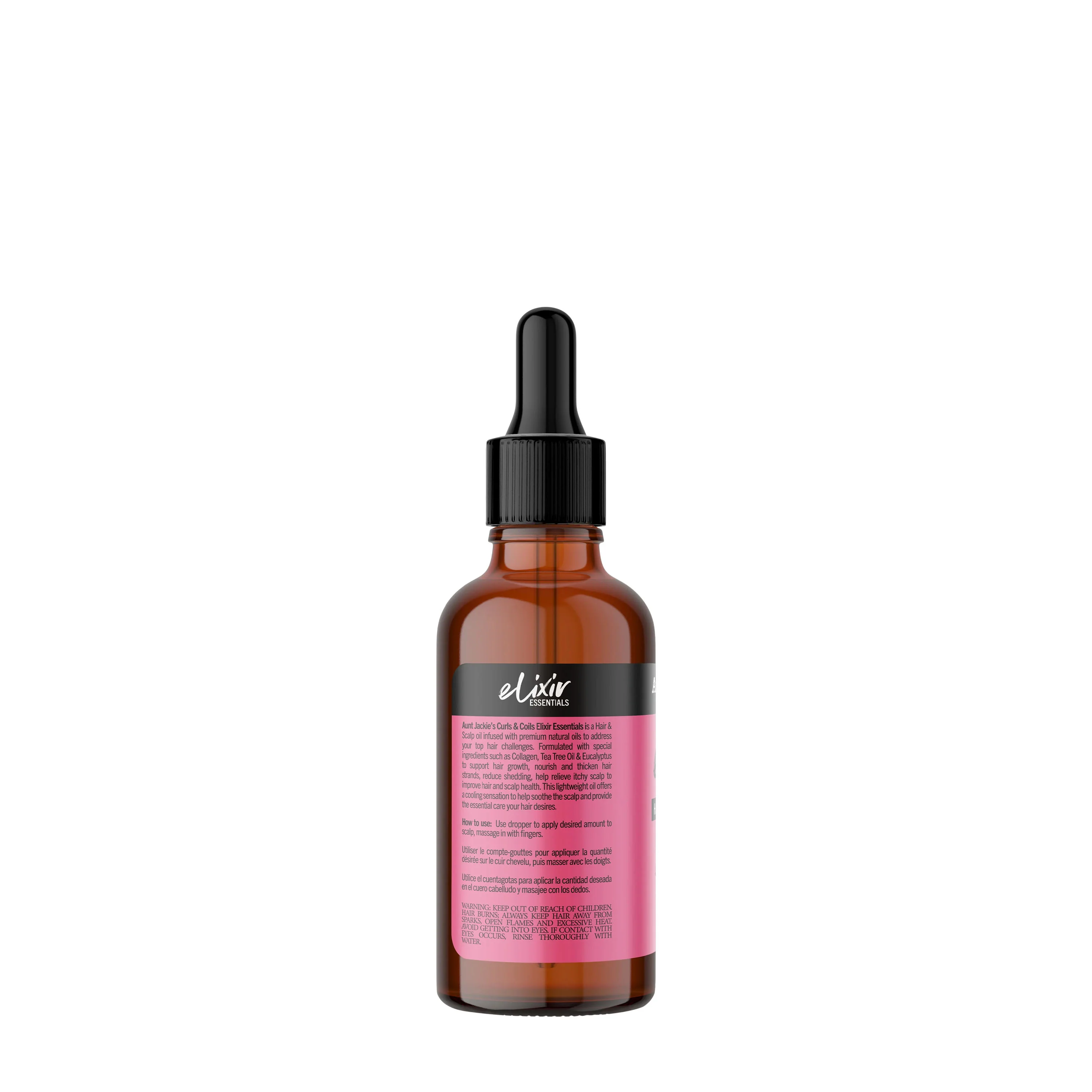 Collagen, Tea Tree Oil & Eucalyptus Elixir Hair & Scalp Oil - Image 9