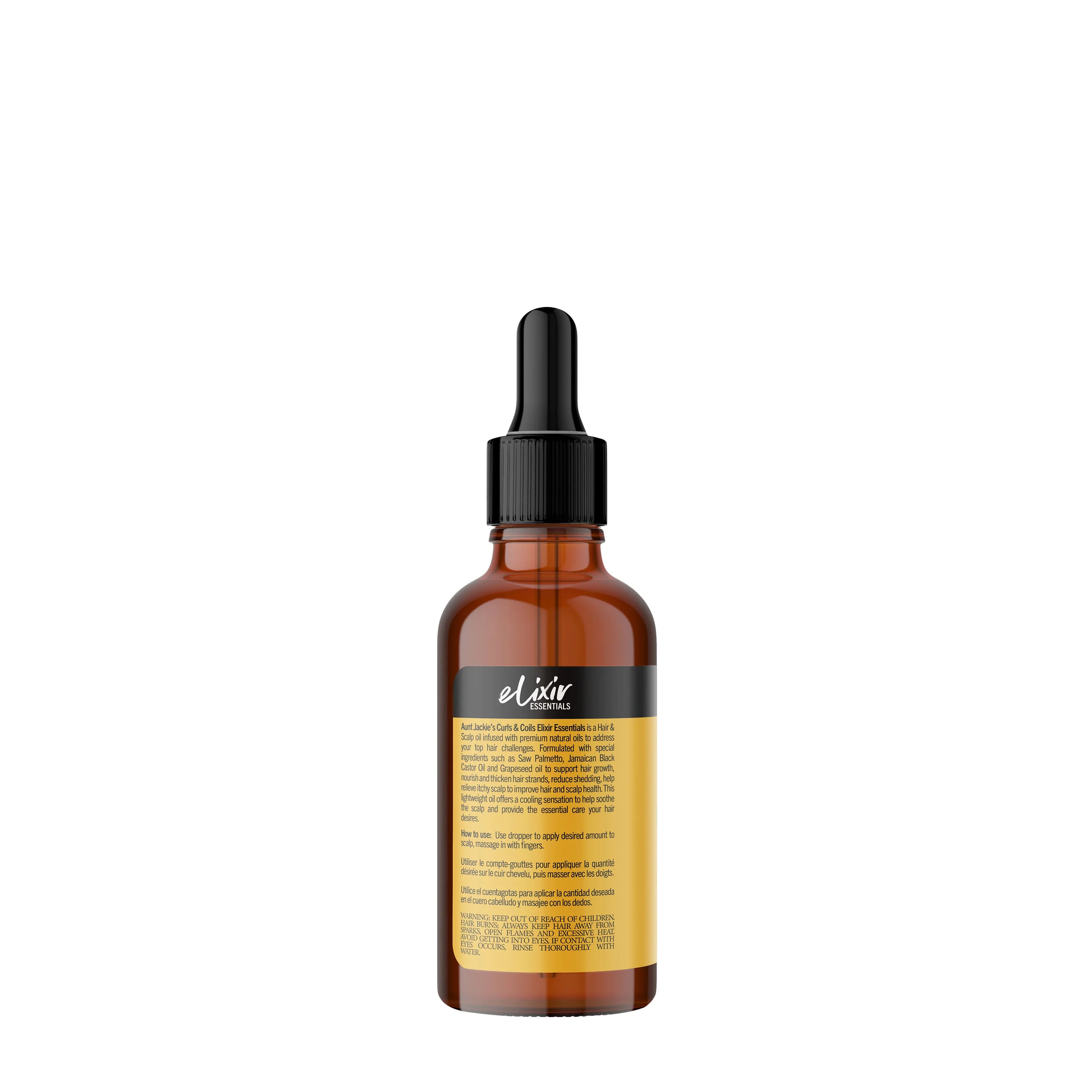 Saw Palmetto, Jamaican Black Castor & Grapeseed Oil Elixir Hair & Scalp Oil - Image 9