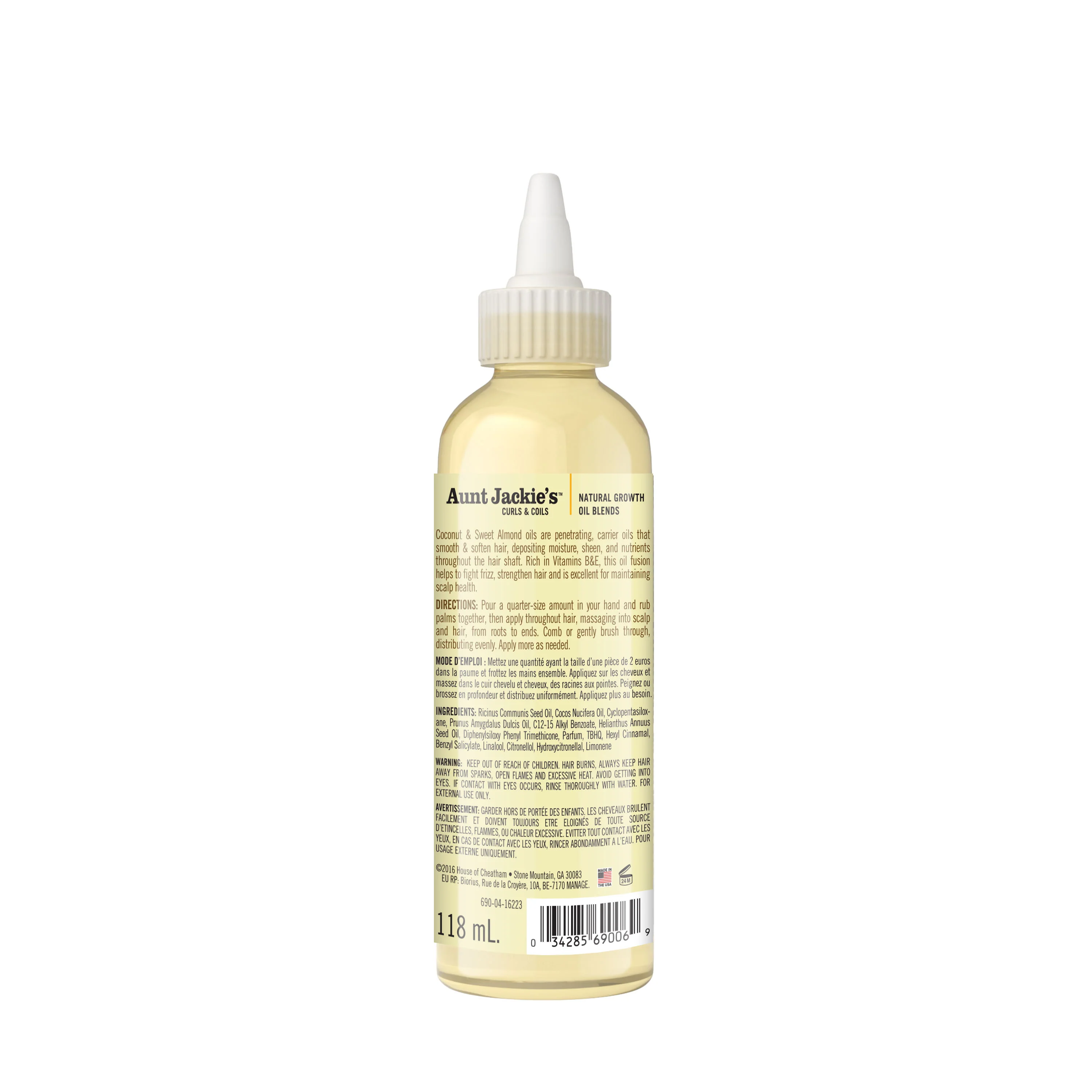 Frizz Rebel - Coconut & Sweet Almond Natural Growth Oil Blend - Image 6