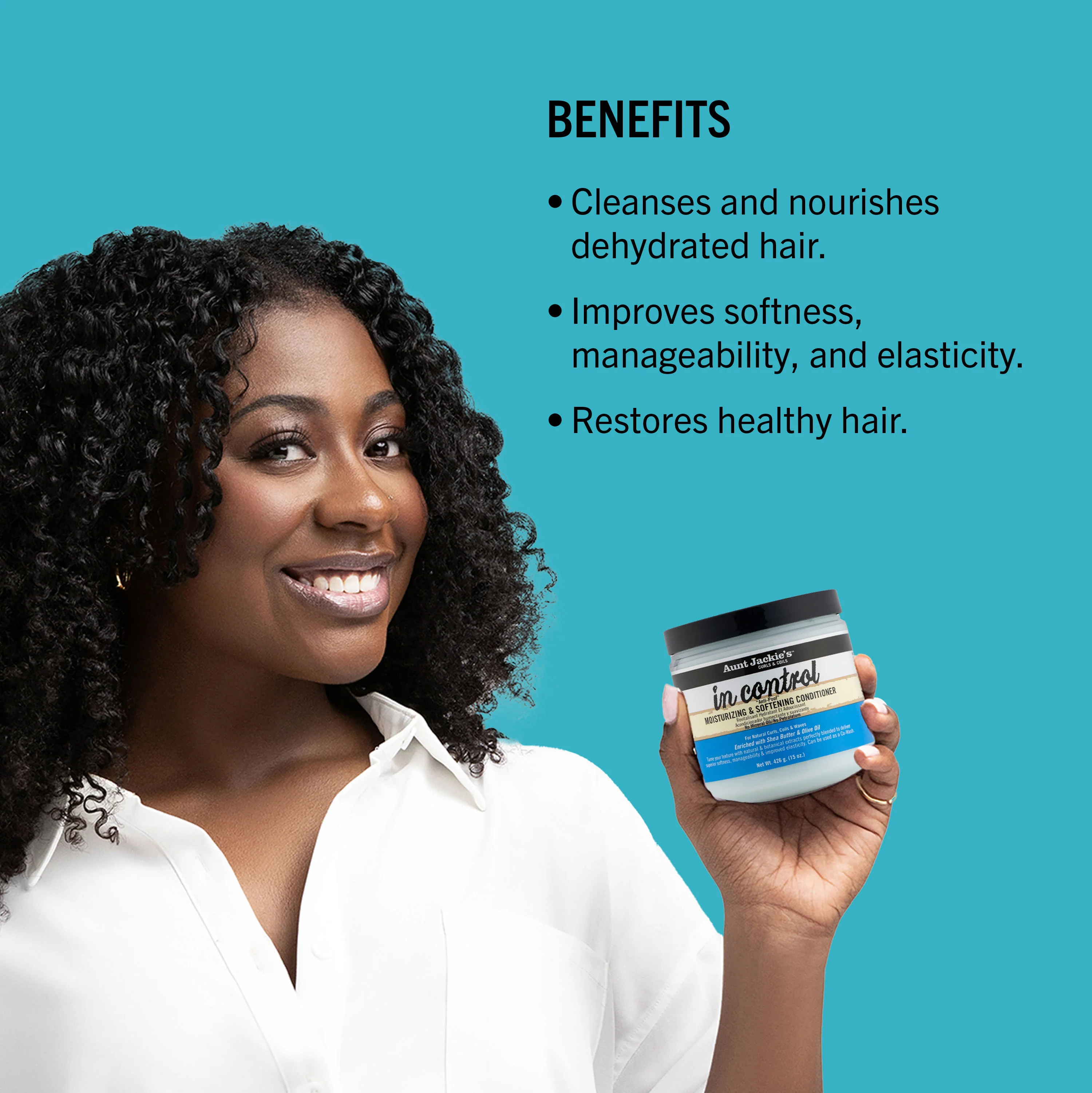 In Control "Anti-Poof" Moisturizing & Softening Conditioner - Image 3